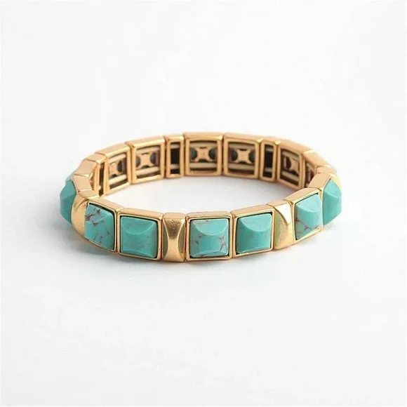 ::Stella & Dot Sawyer Stone Bracelet Turquoise - Picture 5 of 5